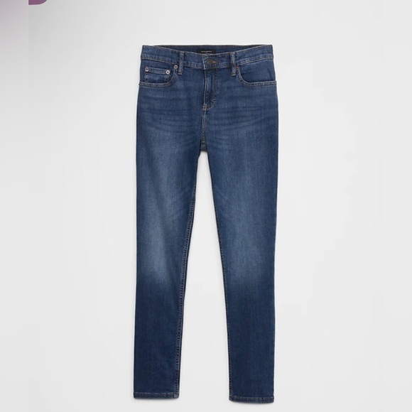 Banana Republic Dark Blue Girlfriend Jeans - Picture 5 of 6